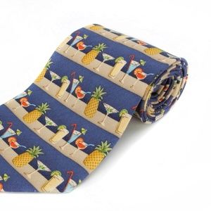 Tommy Bahama Mens Tie Necktie Tropical Martini